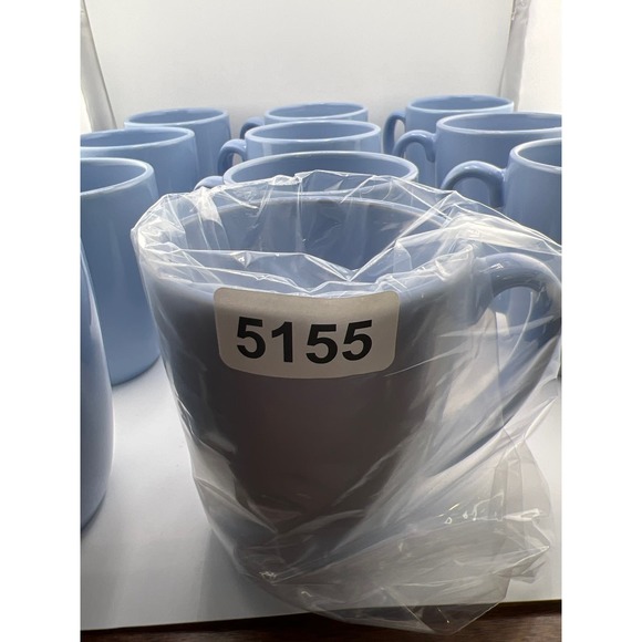 Corelle Stoneware Light Baby Blue Coffee Cup Tea Mug Vintage - Picture 9 of 9